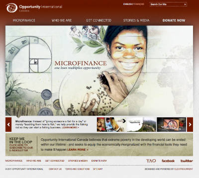 Opportunity International Home Page